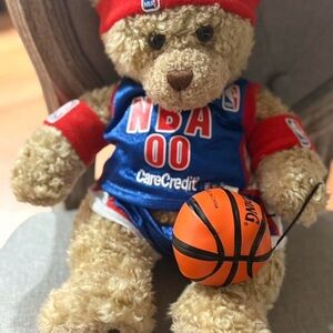 Build-A-Bear NBA Basketball Bear in Blue and Red Jersey